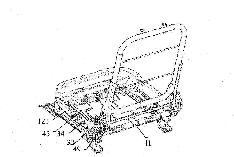 Automobile seat framework