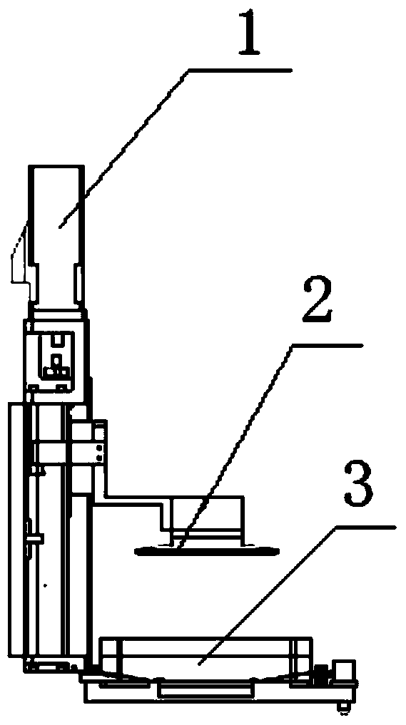 Zero return control method and control device of three-dimensional printing platform in bottom projection type rapid prototyping