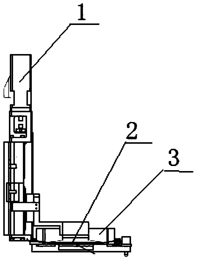 Zero return control method and control device of three-dimensional printing platform in bottom projection type rapid prototyping