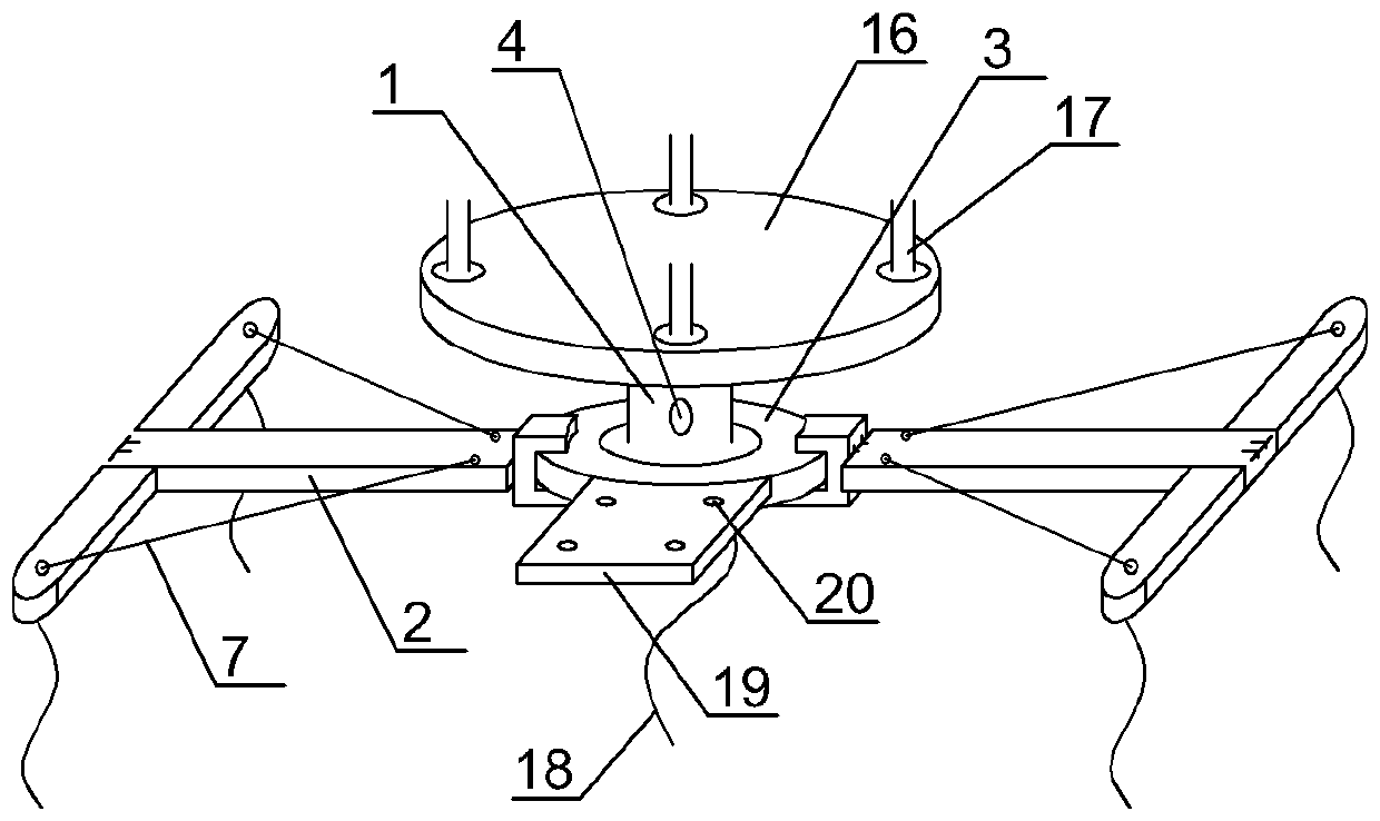 Multidirectional stabilization lifting appliance