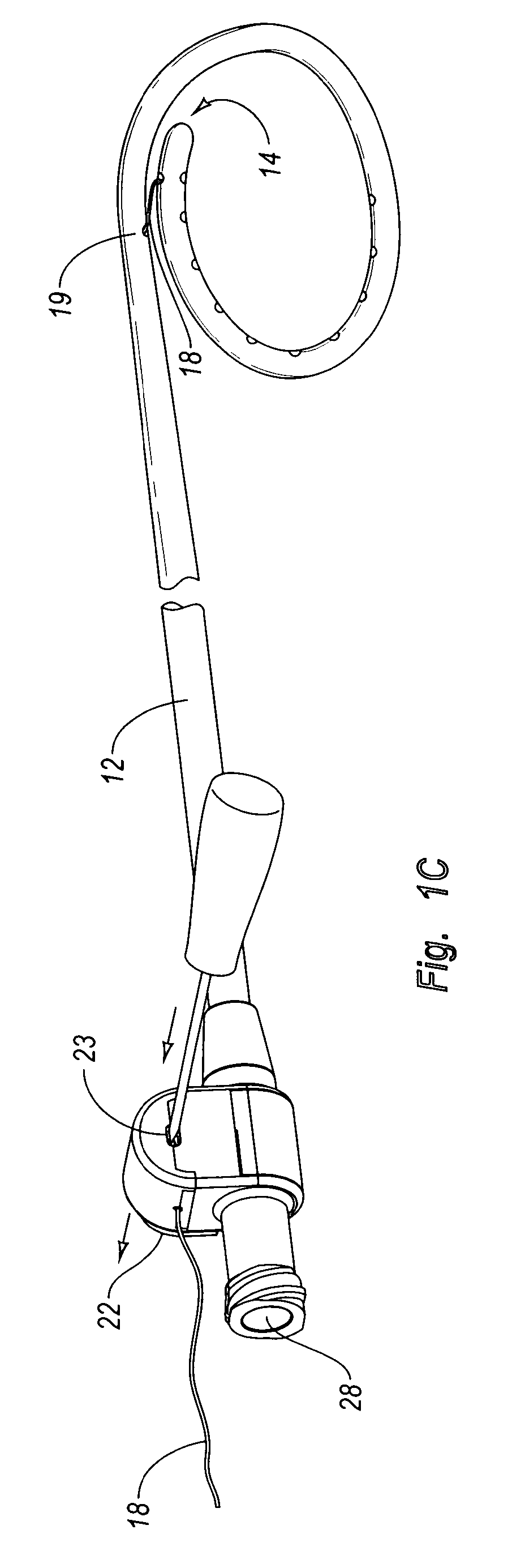 Drainage catheter with lockable hub