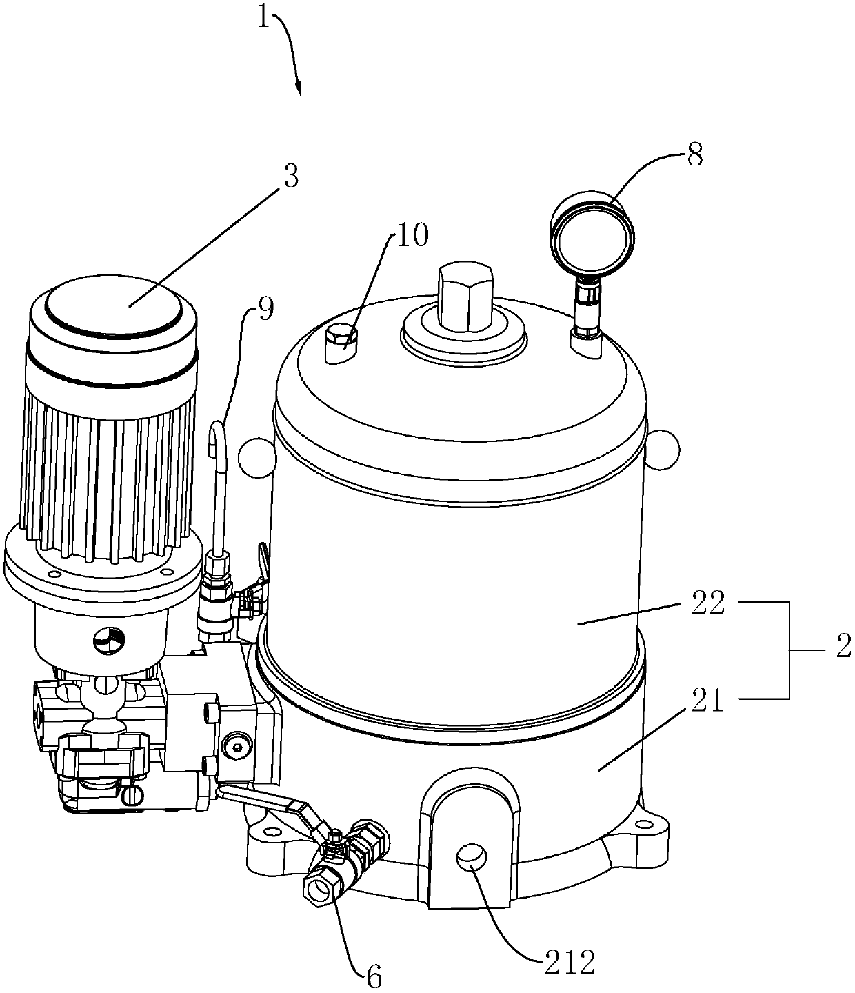 Offline filtration system for high-precision wind power gear box