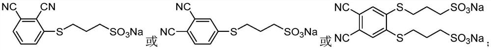 3-sulfopropane mercapto-modified phthalocyanine and its preparation method and application in pharmaceutical field