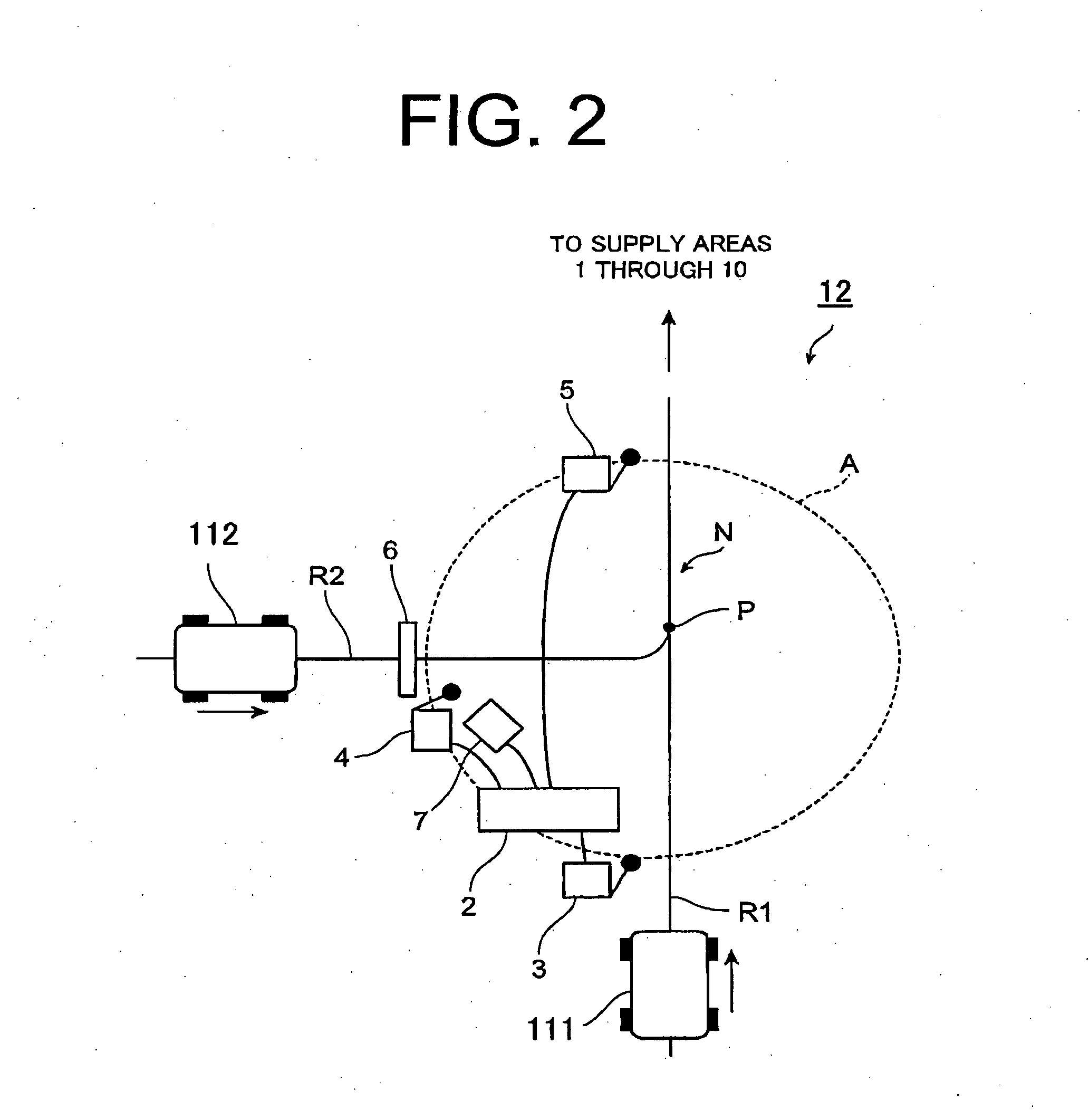 Travel control system for travel vehicle