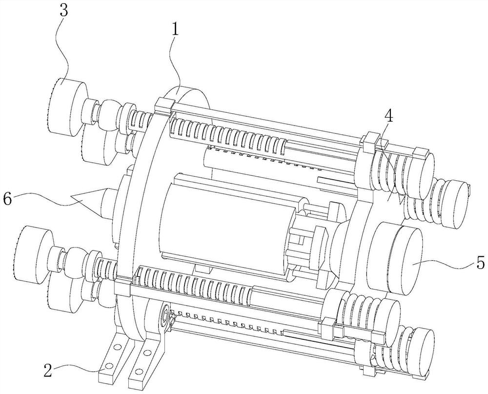 Irregular workpiece clamping device