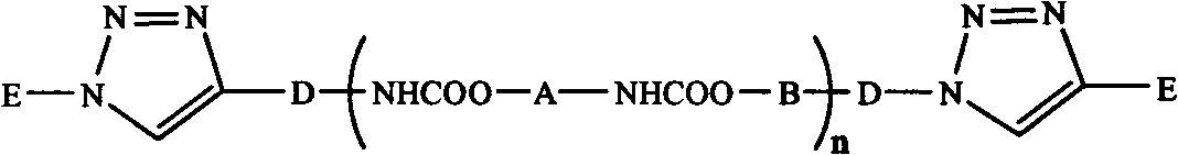 Synthetic method of triblock polymer