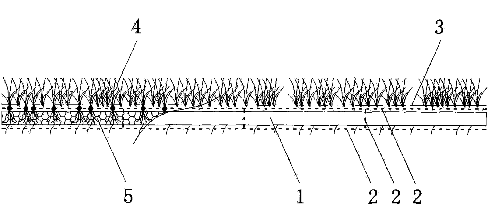 Floatability lawn soilless culture method and system thereof