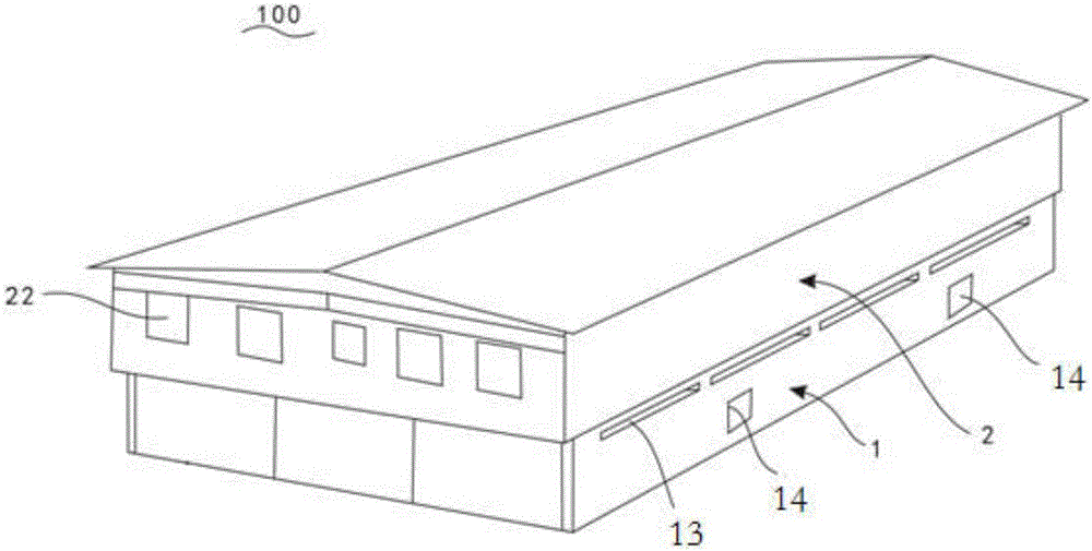 Circulating system for ecological pig raising