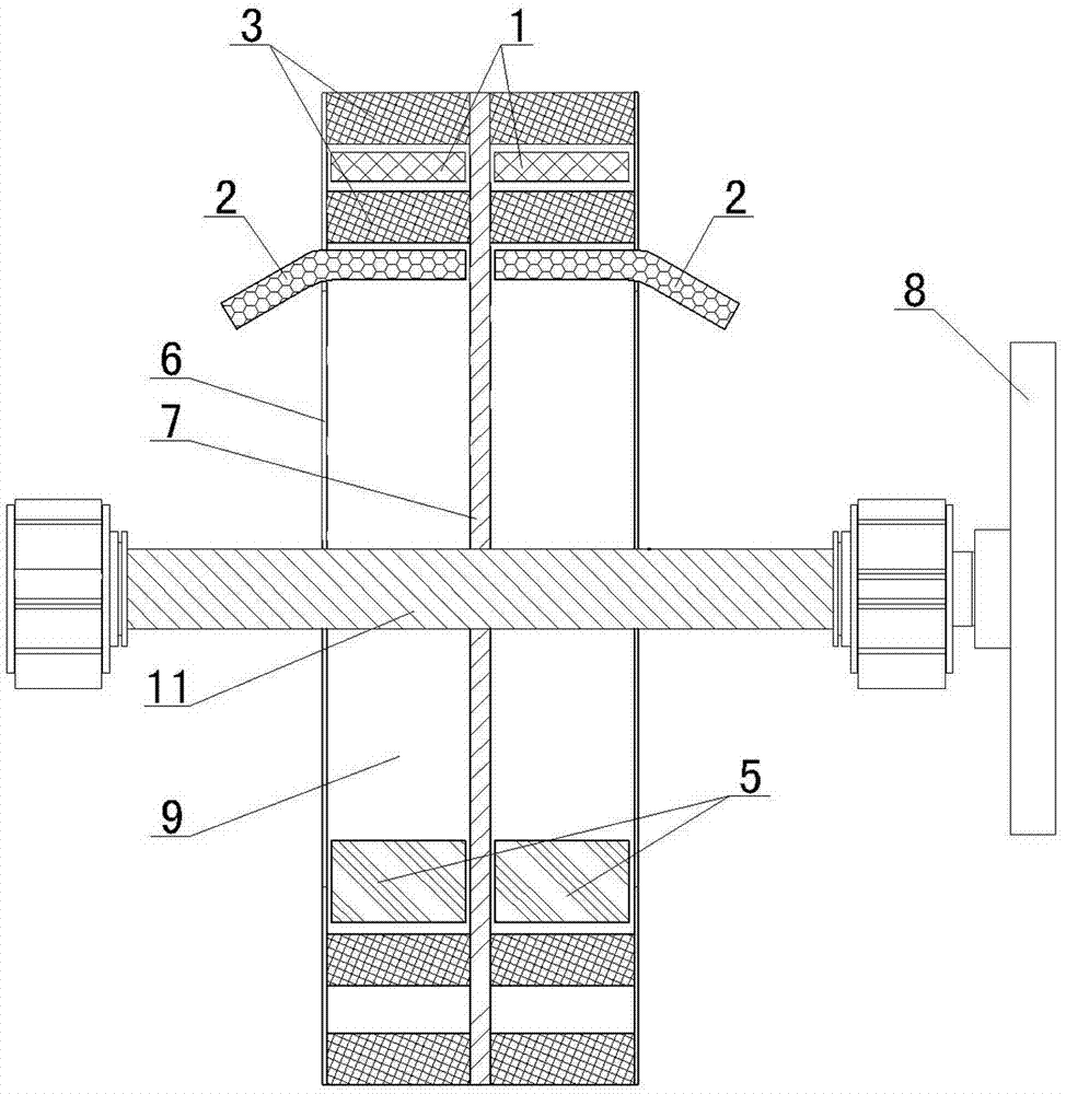 Separating ring of high-gradient magnetic separator