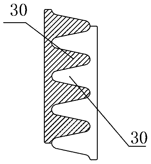 High-safety undercutting anchor bolt and connecting structure of building appurtenance