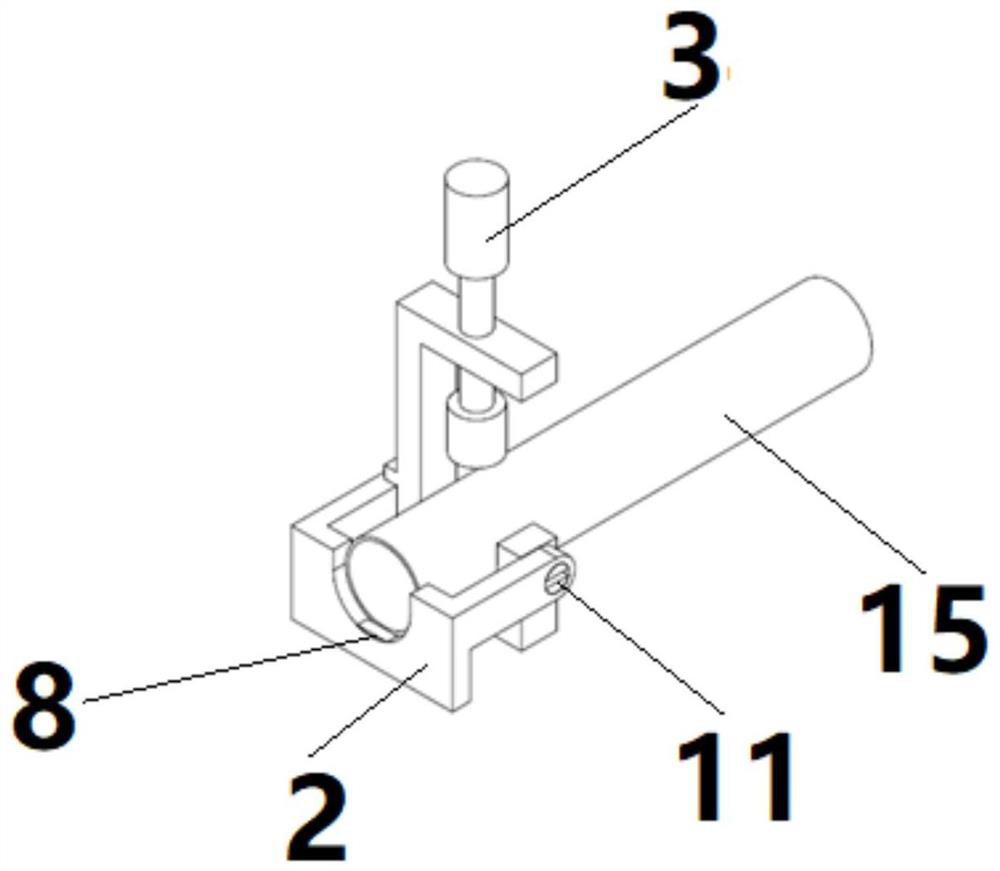 Welding locating device for heat exchange tube