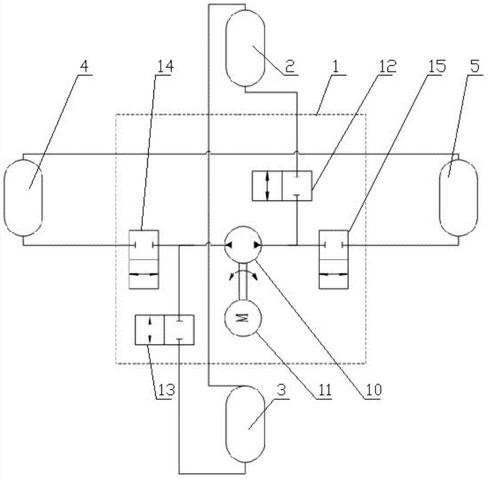 Attitude control device and method for flying-wing-type underwater glider
