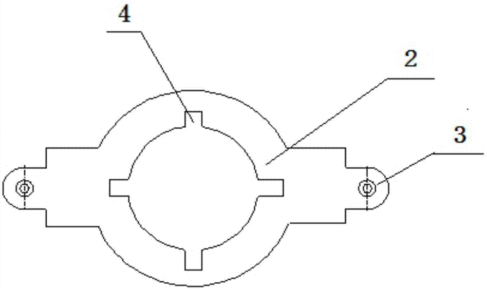 A detection method for the installation position of the core in sand casting