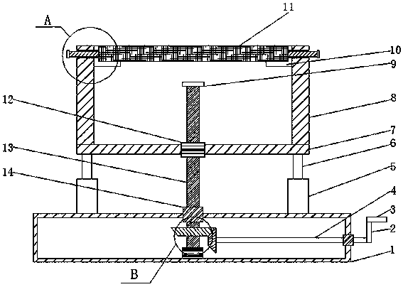 Welding device of CO2 ceramic lining