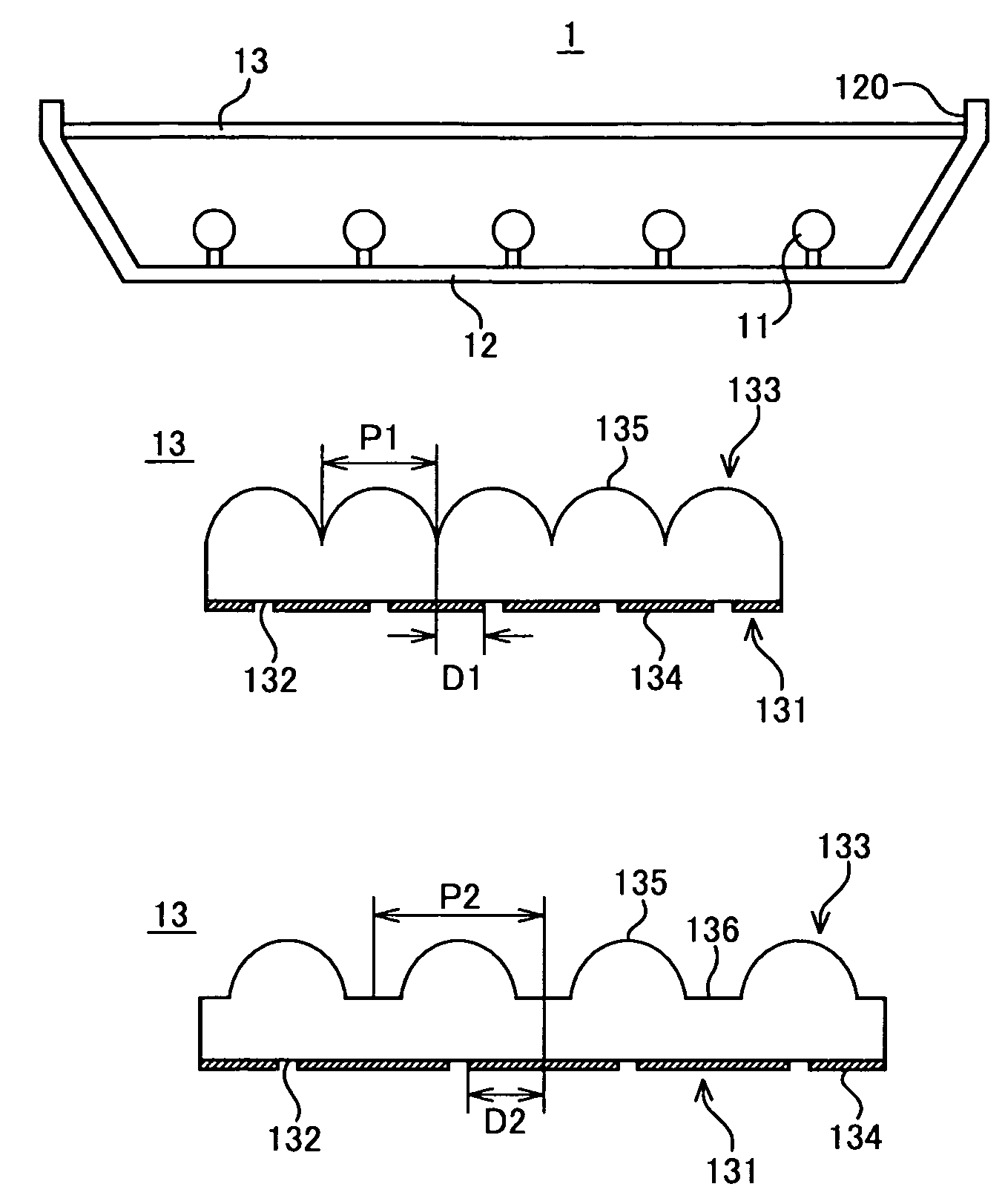 Lighting apparatus and display apparatus