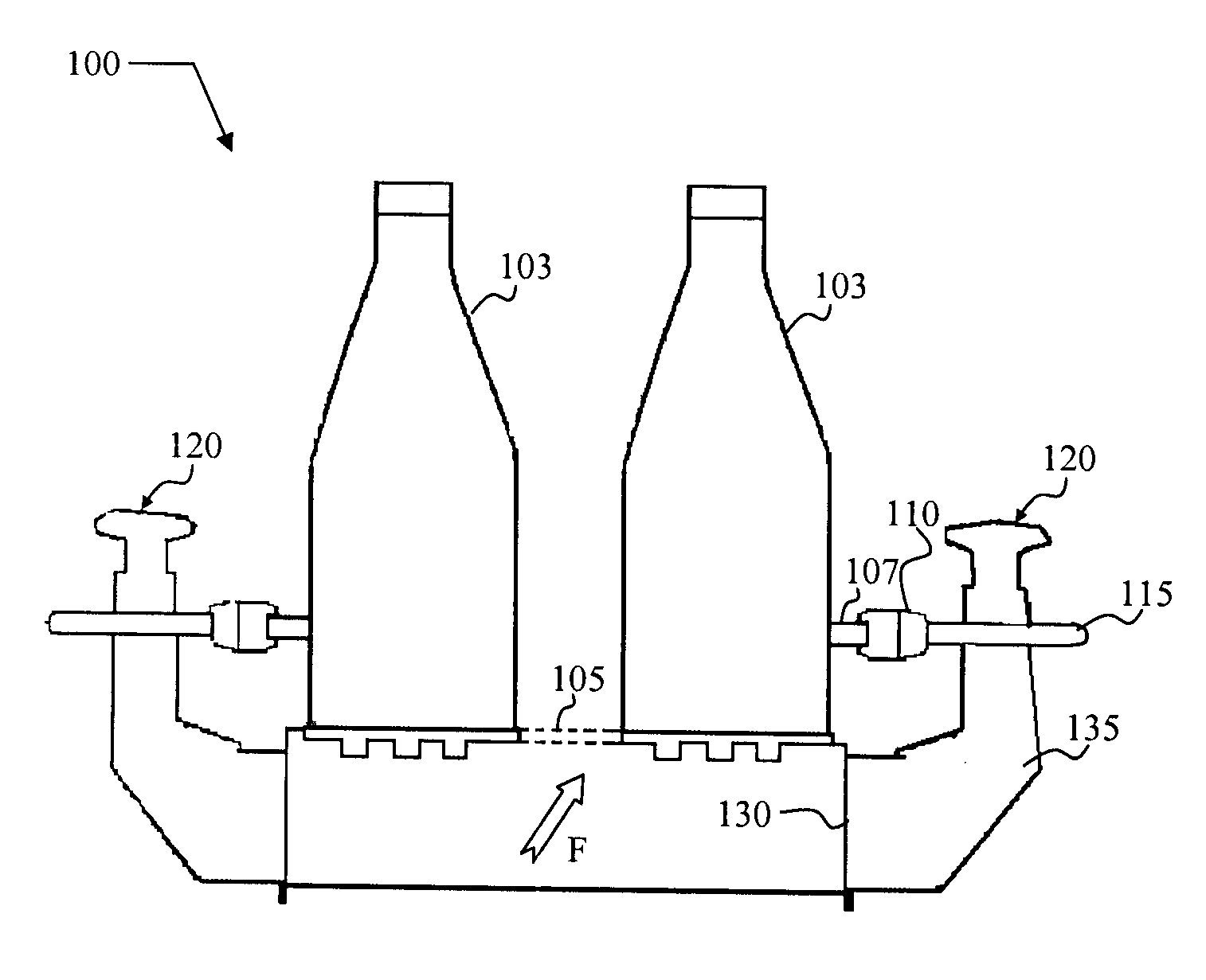 Clamp For Supporting Bar Of Components Of Conveyors Of Articles