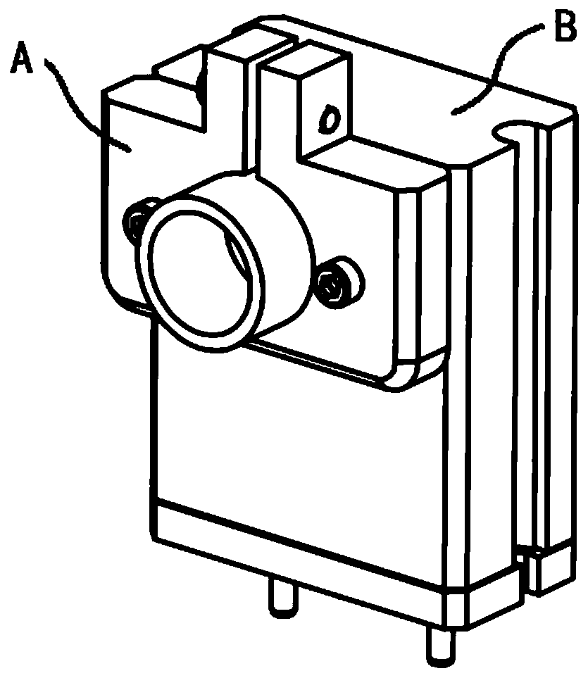Galilean beam expansion lens device