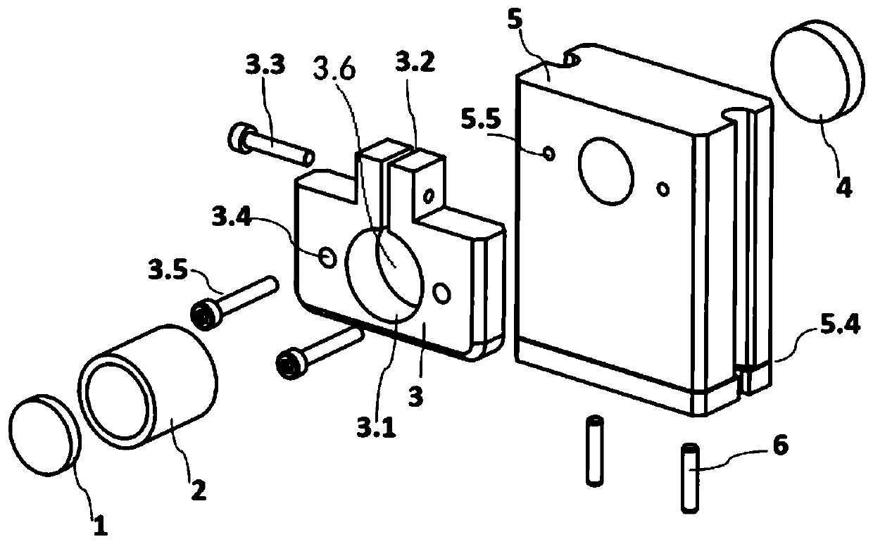 Galilean beam expansion lens device