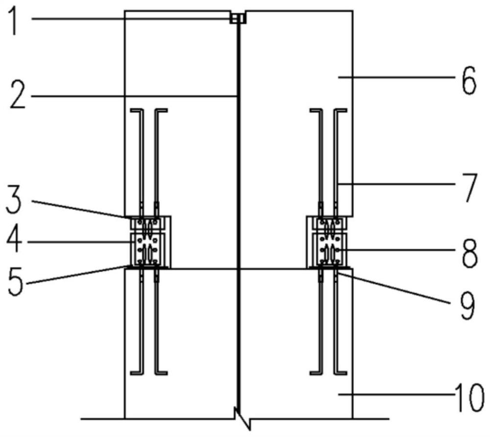 Fabricated damping structure and shear wall with recoverable function
