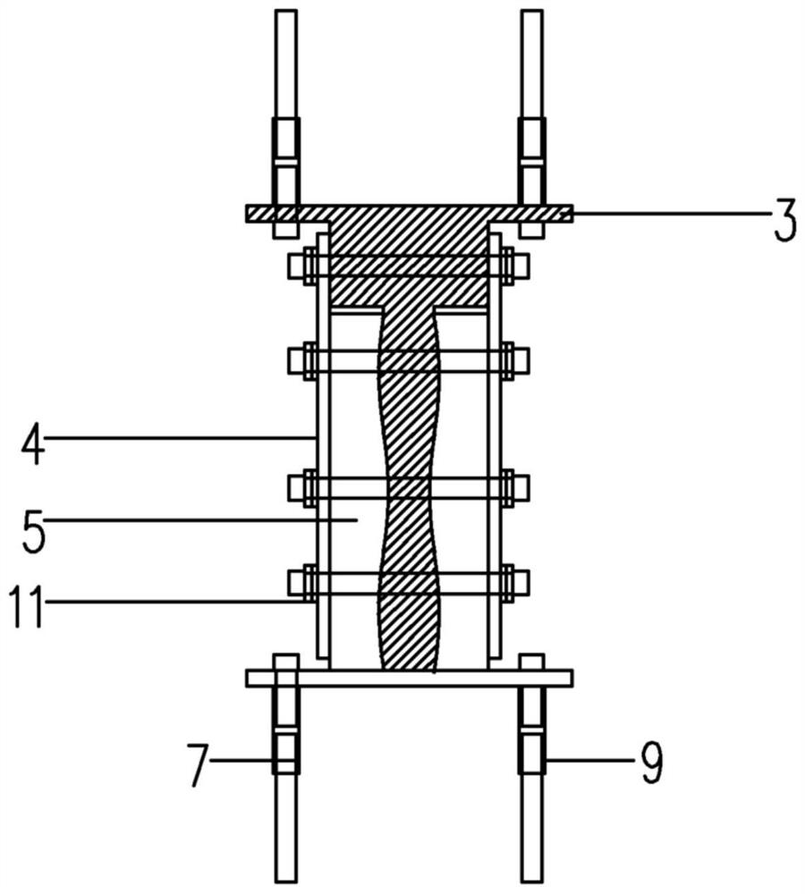 Fabricated damping structure and shear wall with recoverable function