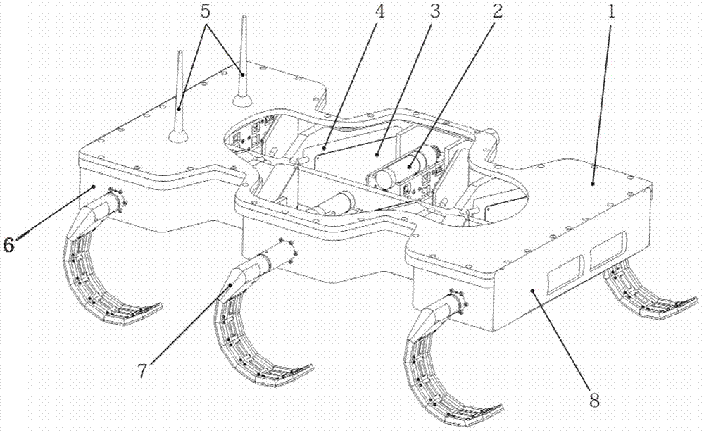 Amphibious robot with deformable foot-web compounded propulsion mechanism