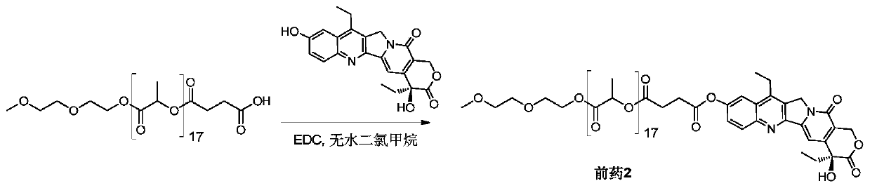 7-Ethyl-10-hydroxycamptothecin-polymer conjugated drug and preparation method of nano preparation
