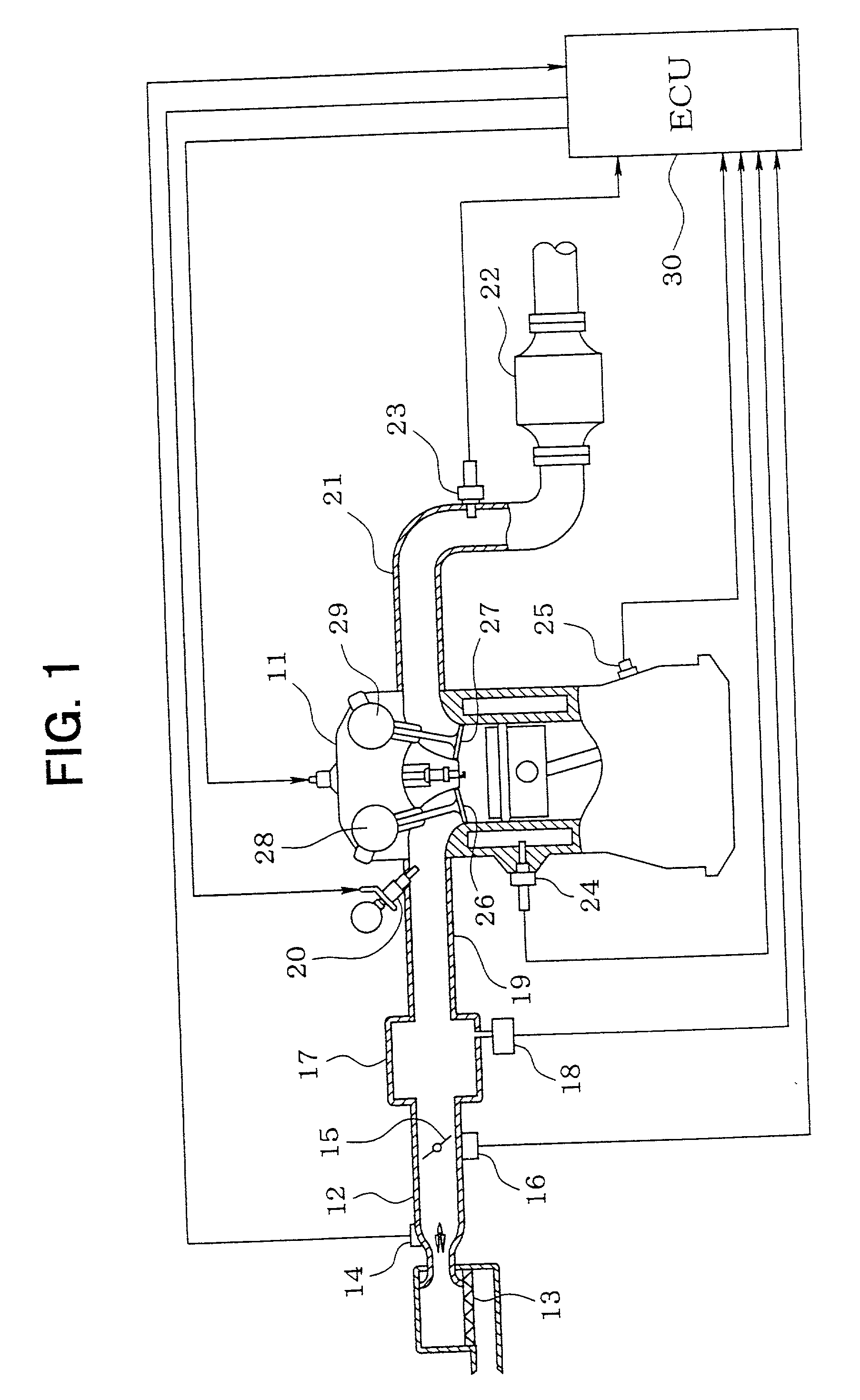 Air amount detector for internal combustion engine