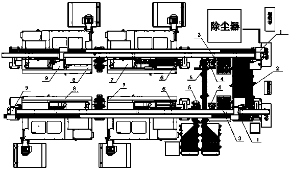 Control method of gas cylinder burr sleeve production line
