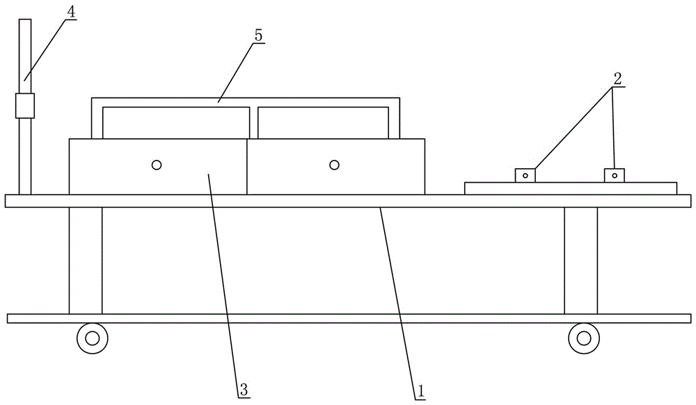 Emergency stretcher capable of being matched with cardiopulmonary resuscitator for use