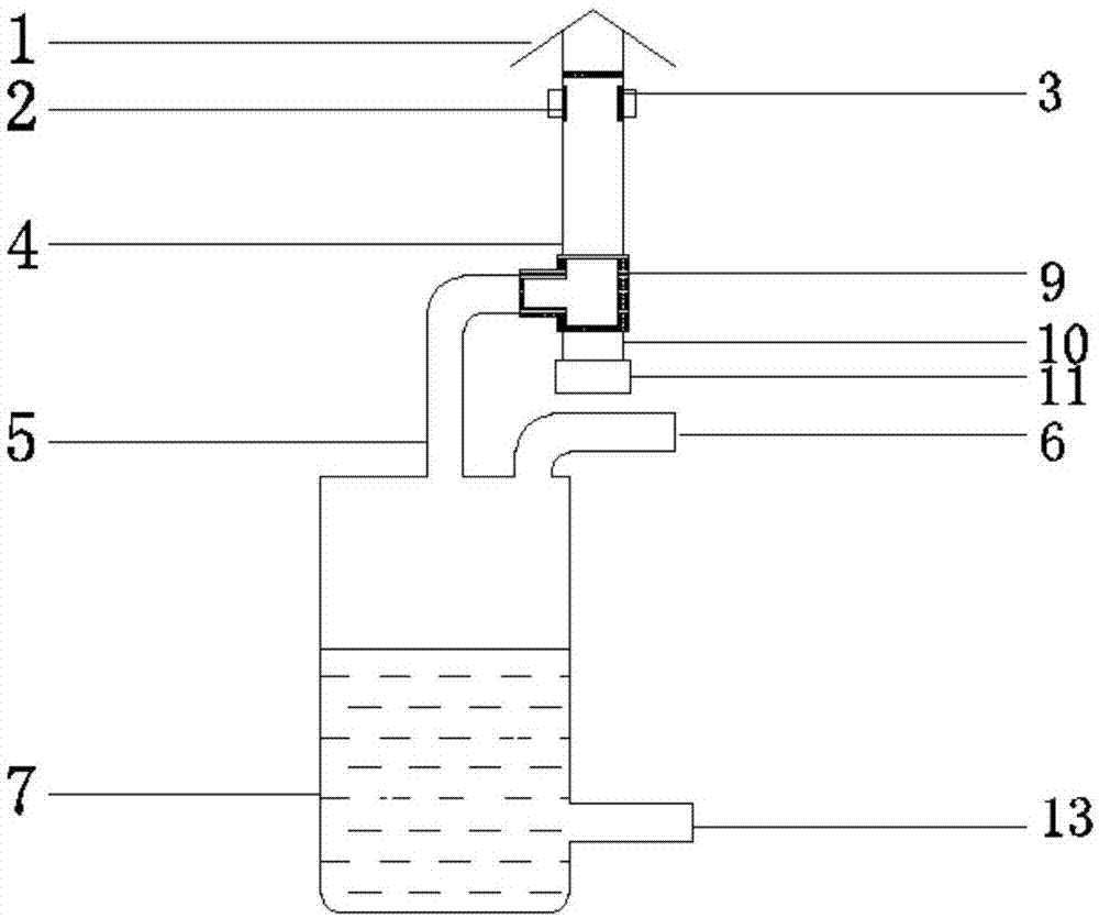 Method and device for planting trees by accumulating rain water