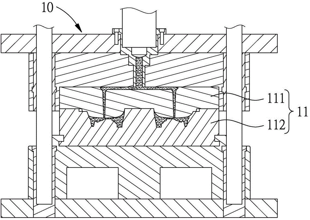 Forming die group capable of being replaced and mounting plurality of die cores