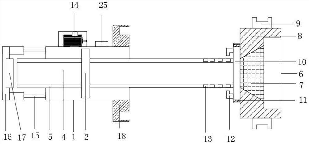 A device for correcting the wall of titanium pipe