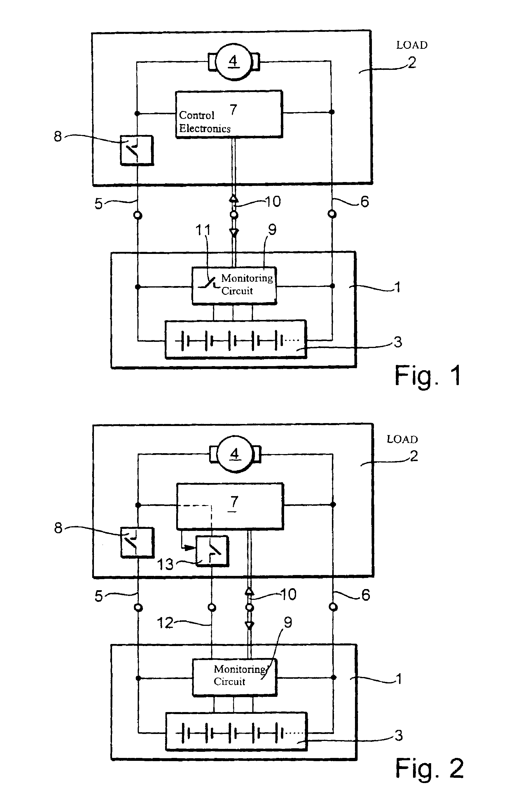 Method and apparatus for slowing the discharge process of a battery
