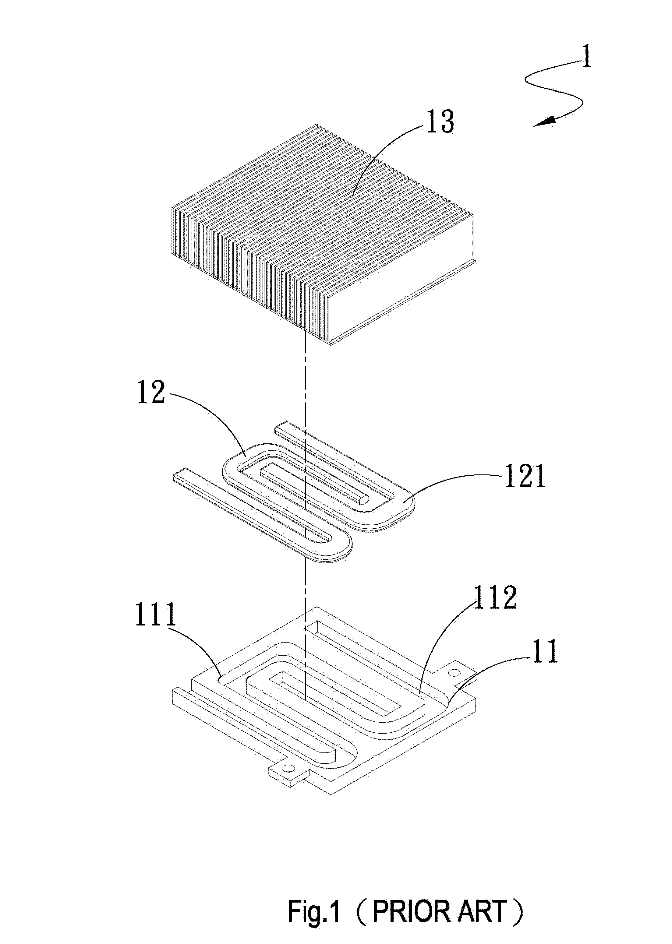 Heat-radiating base plate and heat sink using the same
