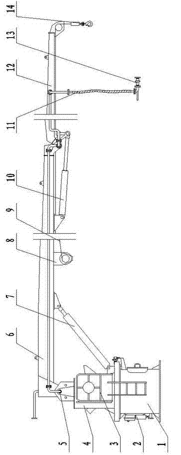 Crane Type Marine Cryogenic Fluid Filling Equipment