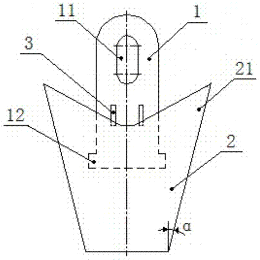 A kind of iron and steel cladding slag hooker and its processing method