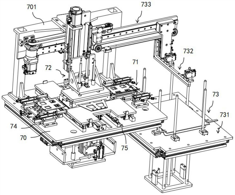 Automatic taking and folding equipment for shoe packaging bags