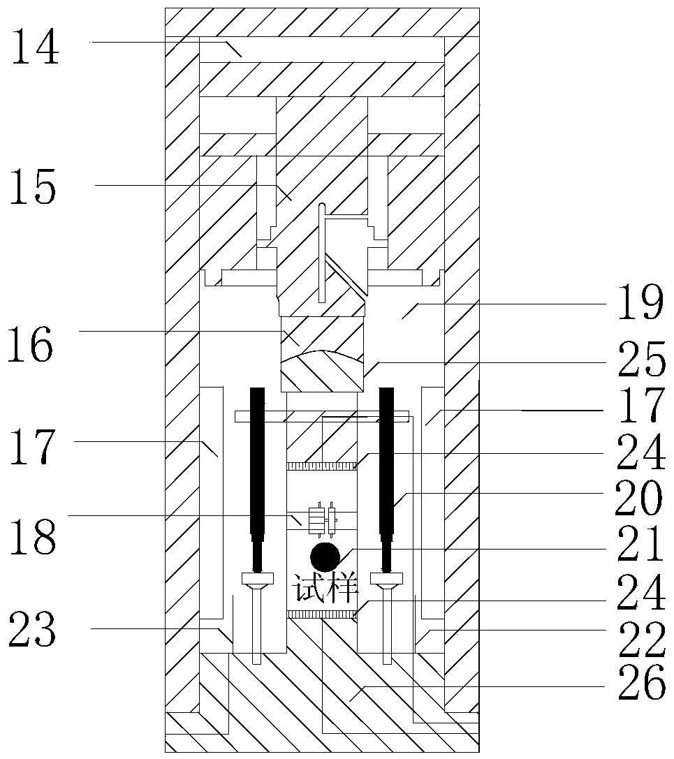 A test device and method for gas-bearing shale porosity and adsorption parameters