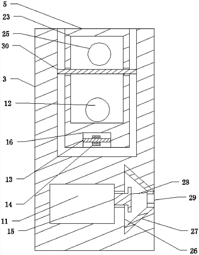 Environment-friendly stair railing with emergency instruction and light pollution prevention functions