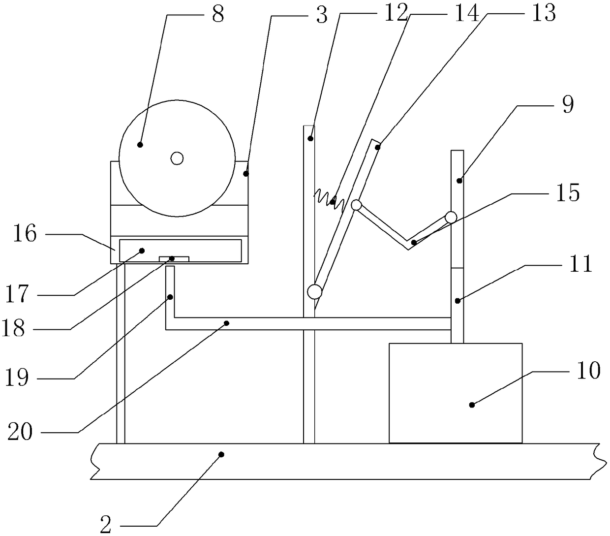 Glue paper sealing machine for carton