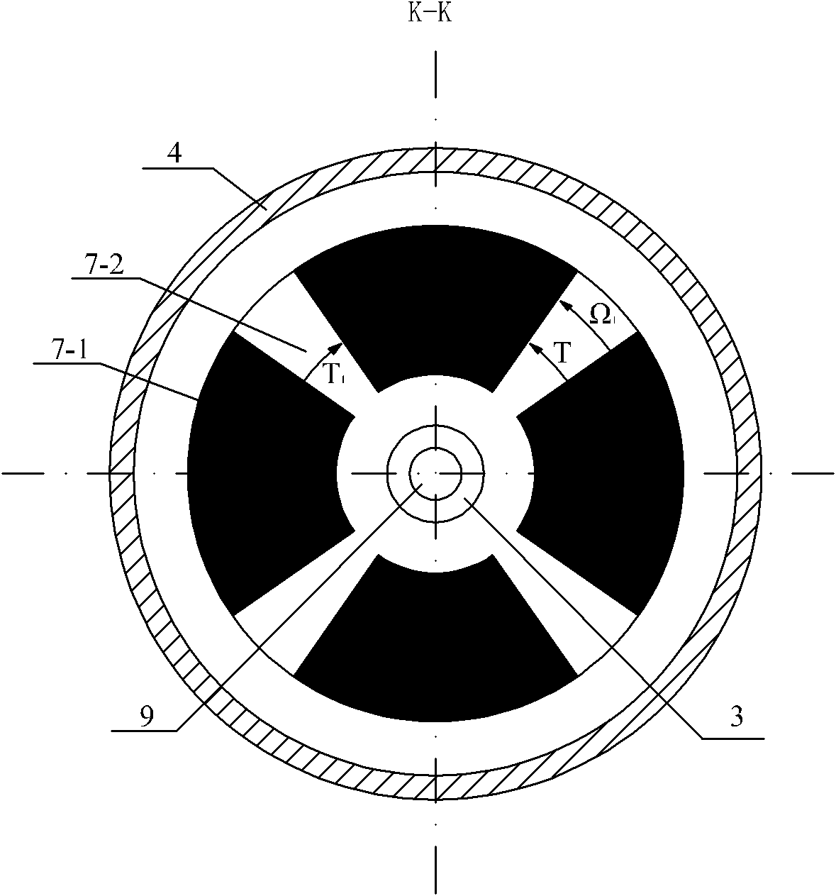 Axial magnetic field modulated brushless double rotor motor
