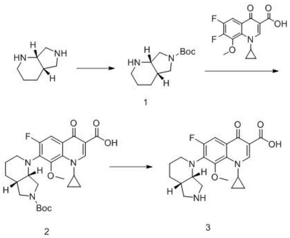 Quinolone analogue as well as preparation method and application thereof