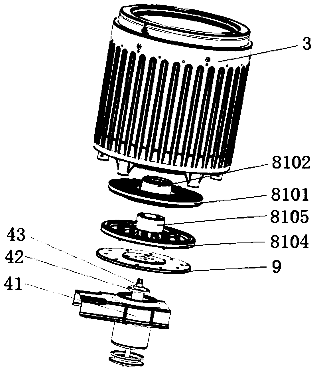 Full-automatic washing machine provided with rapidly detachable inner drums