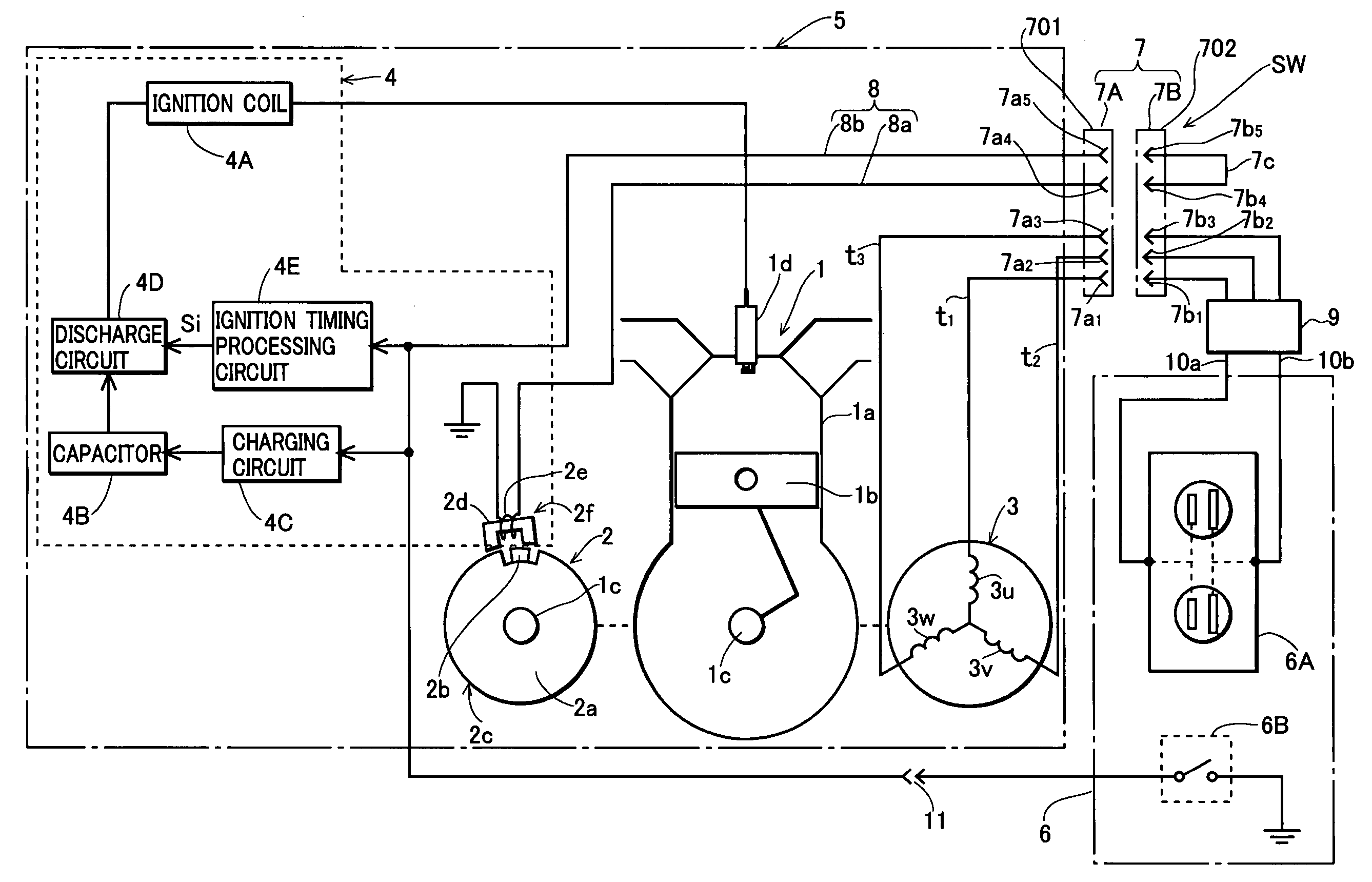 Engine driven power supply device
