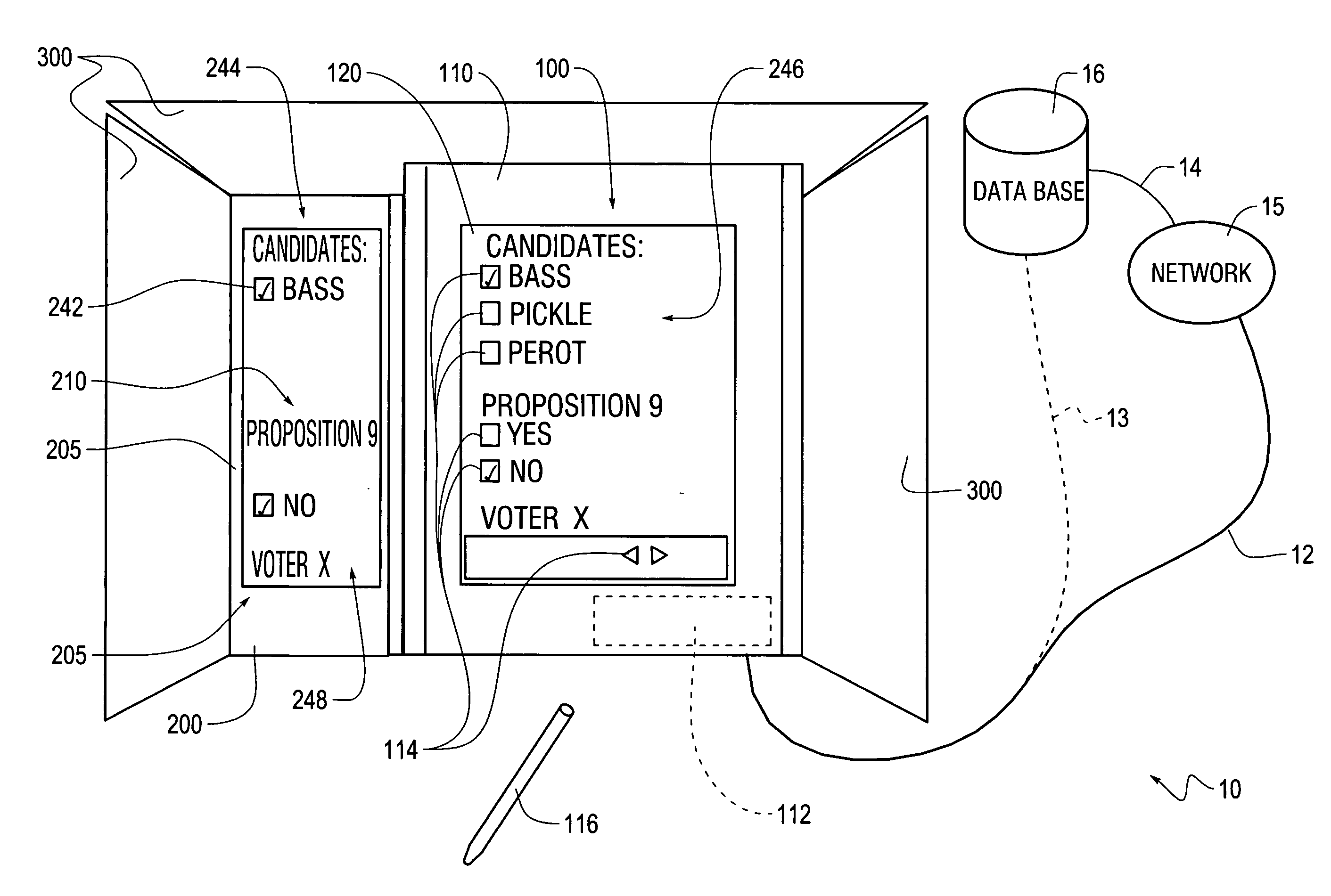 Systems and methods for providing security in a voting machine