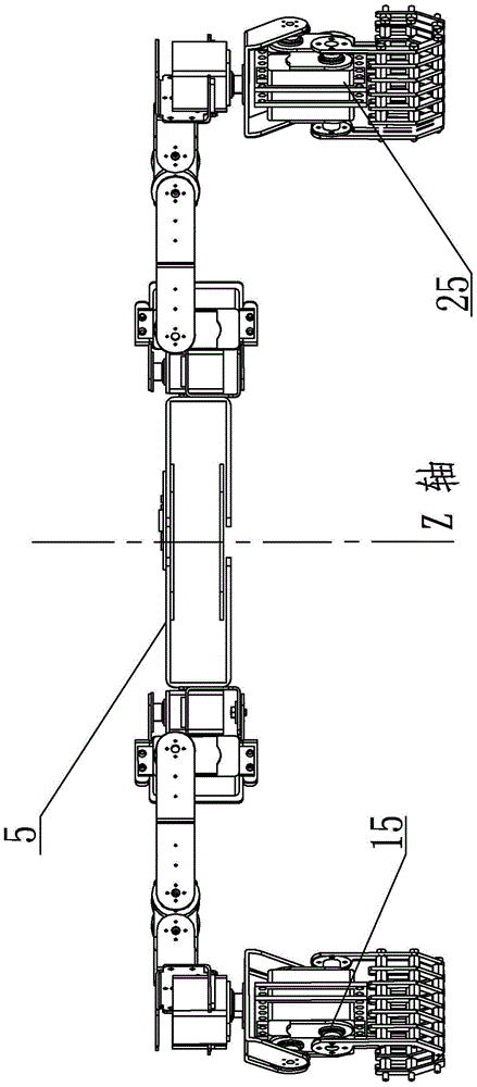 A finger-supported quadruped robot with functions of climbing, grabbing and digging