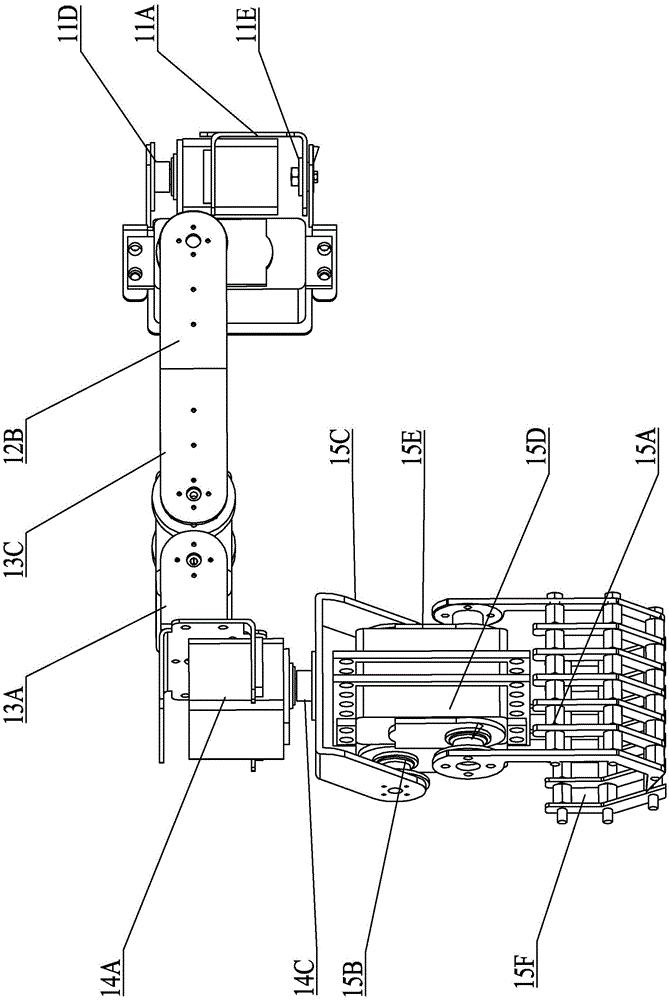 A finger-supported quadruped robot with functions of climbing, grabbing and digging