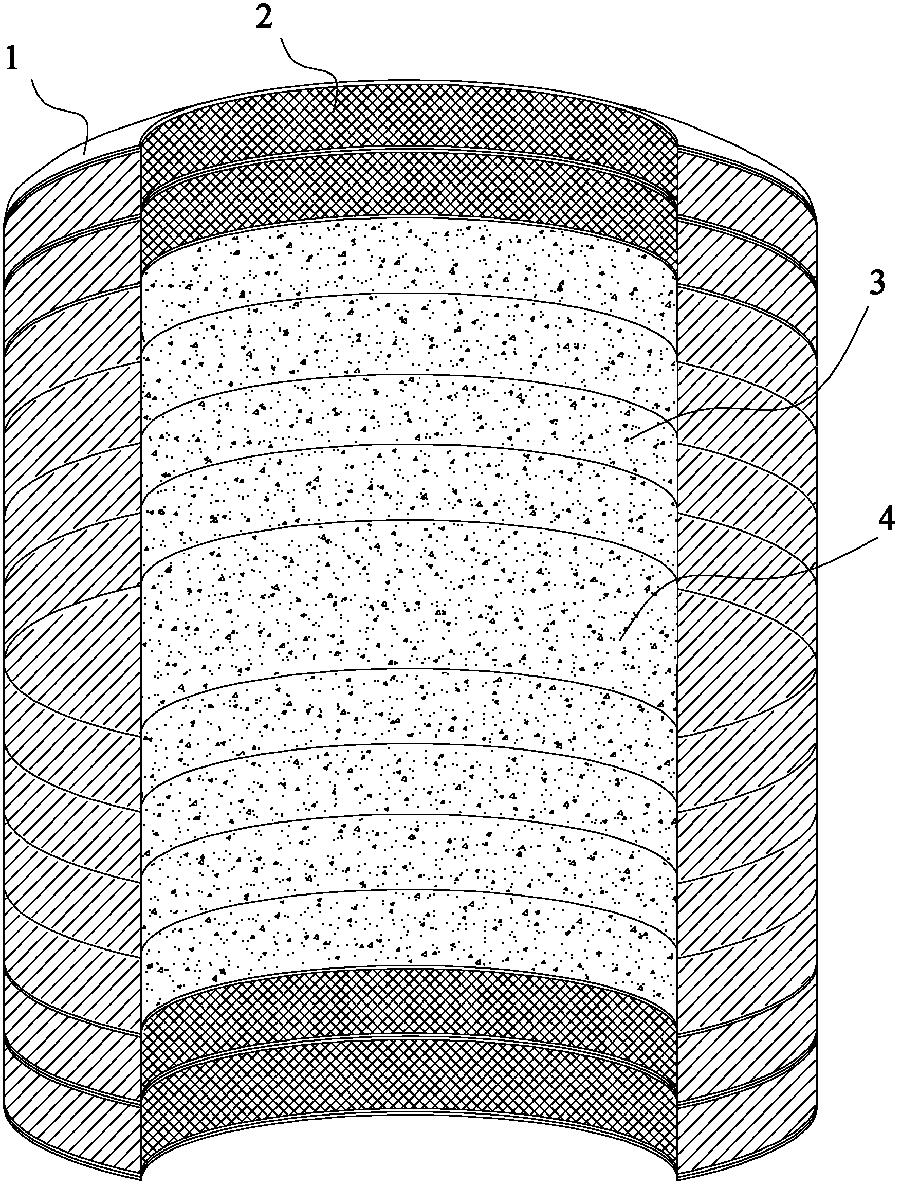 Metal wrapped-type high-temperature sealing structure and manufacturing method thereof