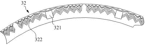 Uniform light guide structure of LED light and intelligent sound box