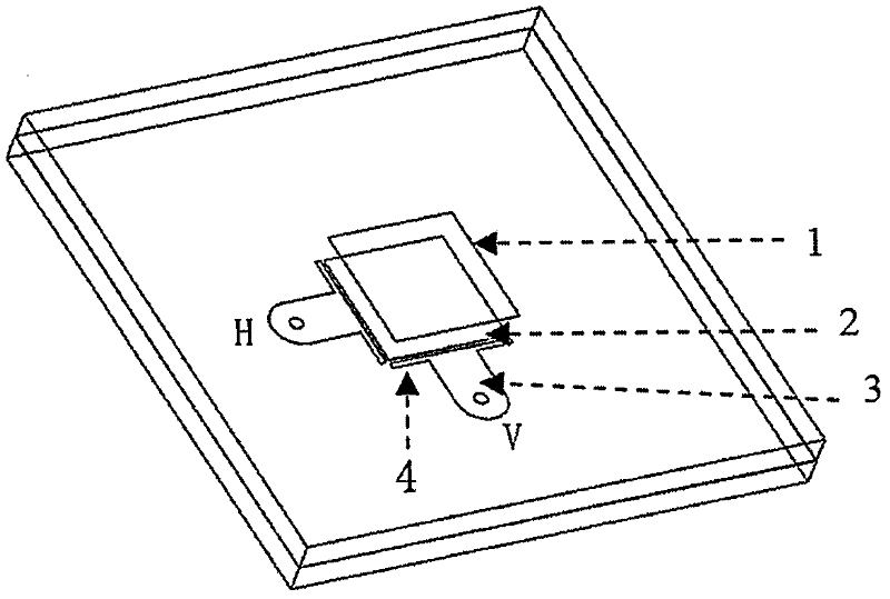 Design method of low-profile dual-polarized tile antenna unit adopting T-shaped microstrip feeding